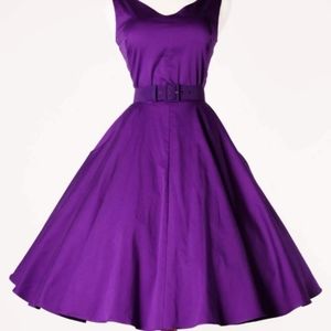 EUC Pinup Couture Havana Nights Dress in Purple (S)